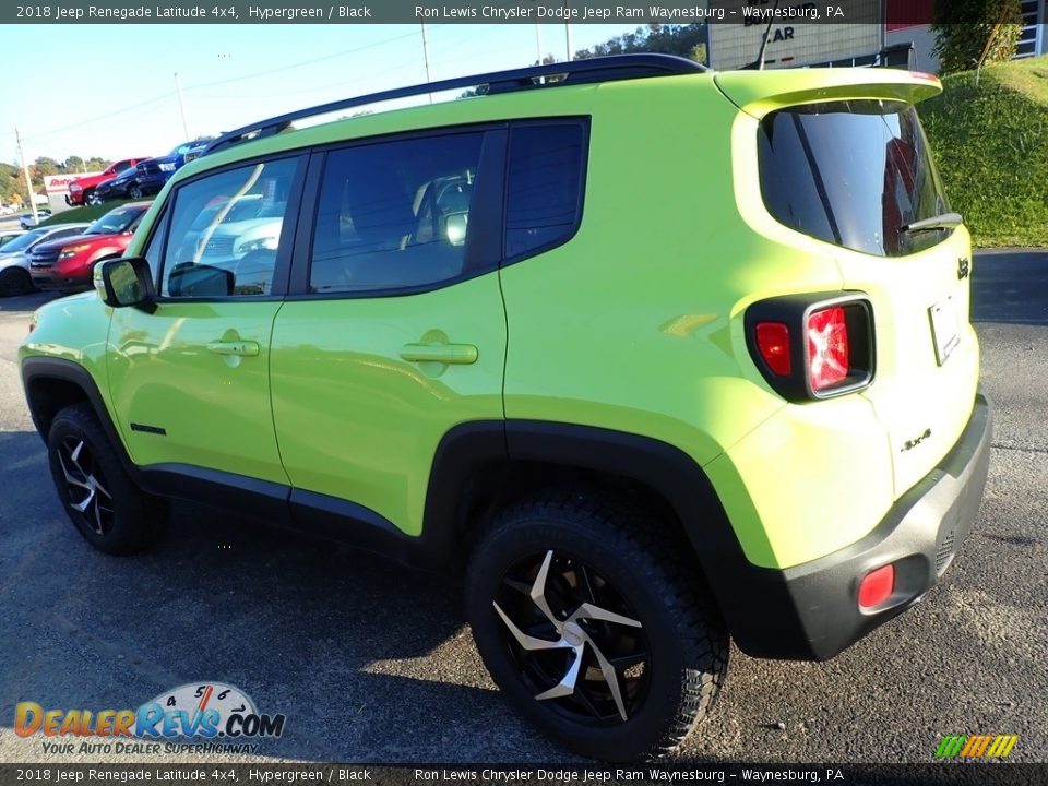 2018 Jeep Renegade Latitude 4x4 Hypergreen / Black Photo #3