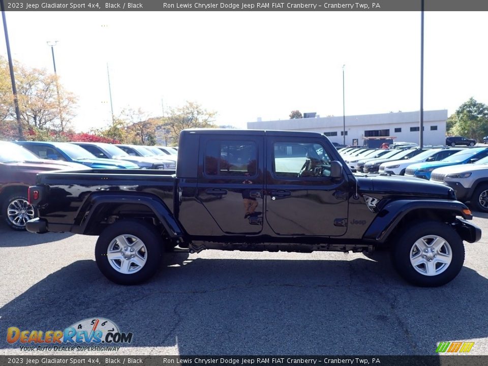 2023 Jeep Gladiator Sport 4x4 Black / Black Photo #6