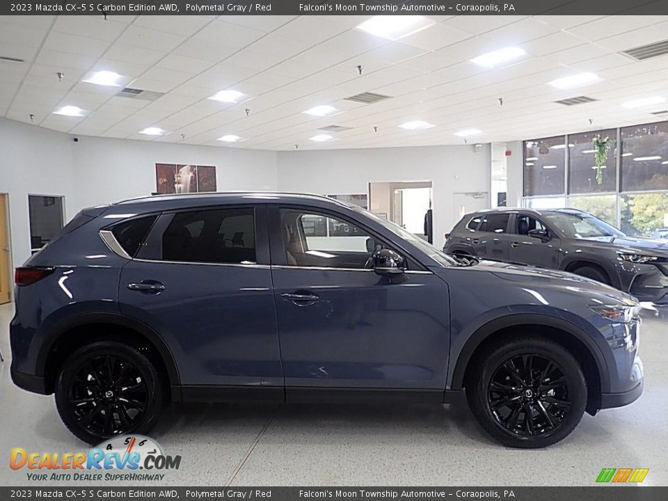 2023 Mazda CX-5 S Carbon Edition AWD Polymetal Gray / Red Photo #1