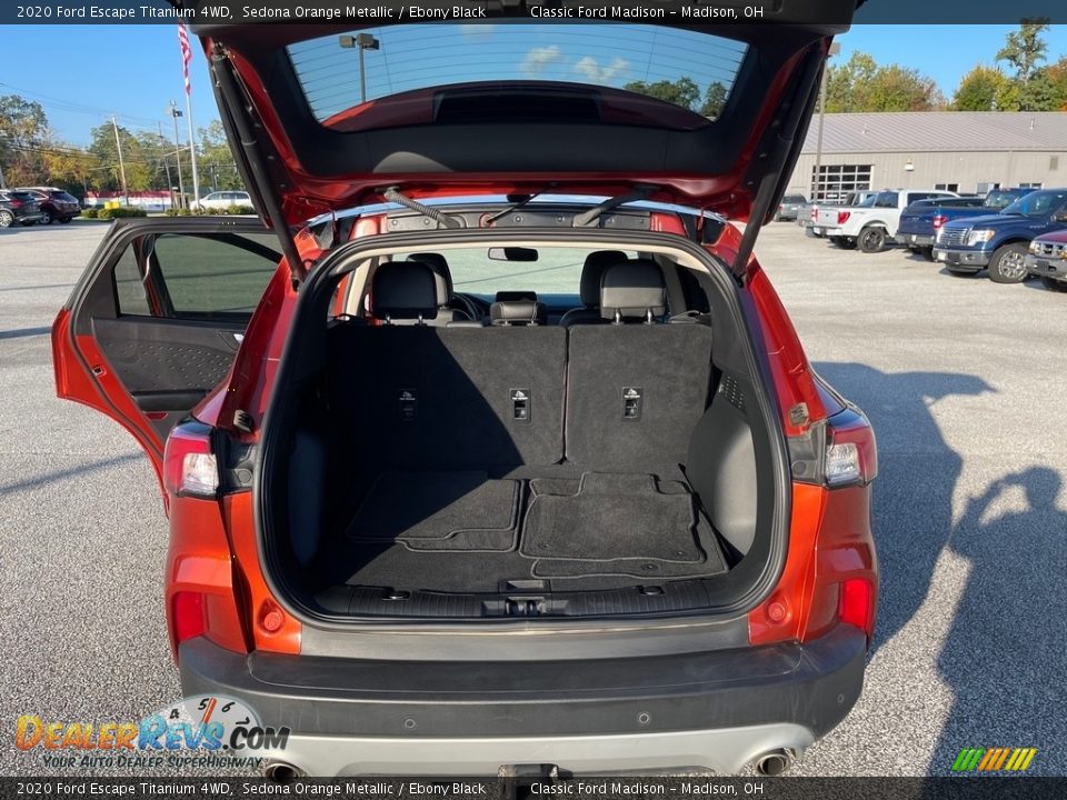 2020 Ford Escape Titanium 4WD Sedona Orange Metallic / Ebony Black Photo #16