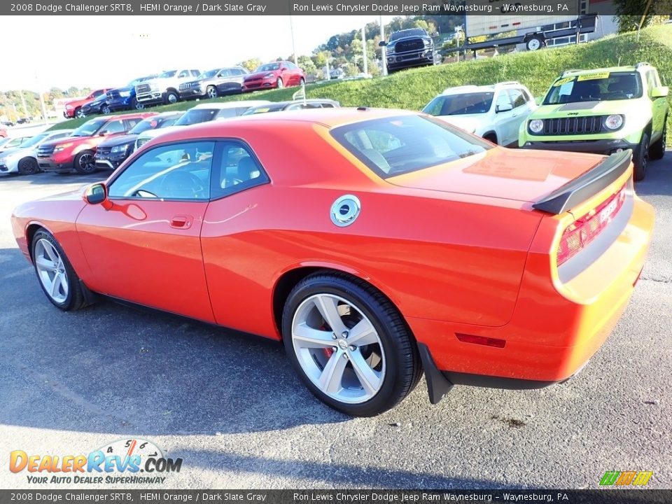 2008 Dodge Challenger SRT8 HEMI Orange / Dark Slate Gray Photo #3