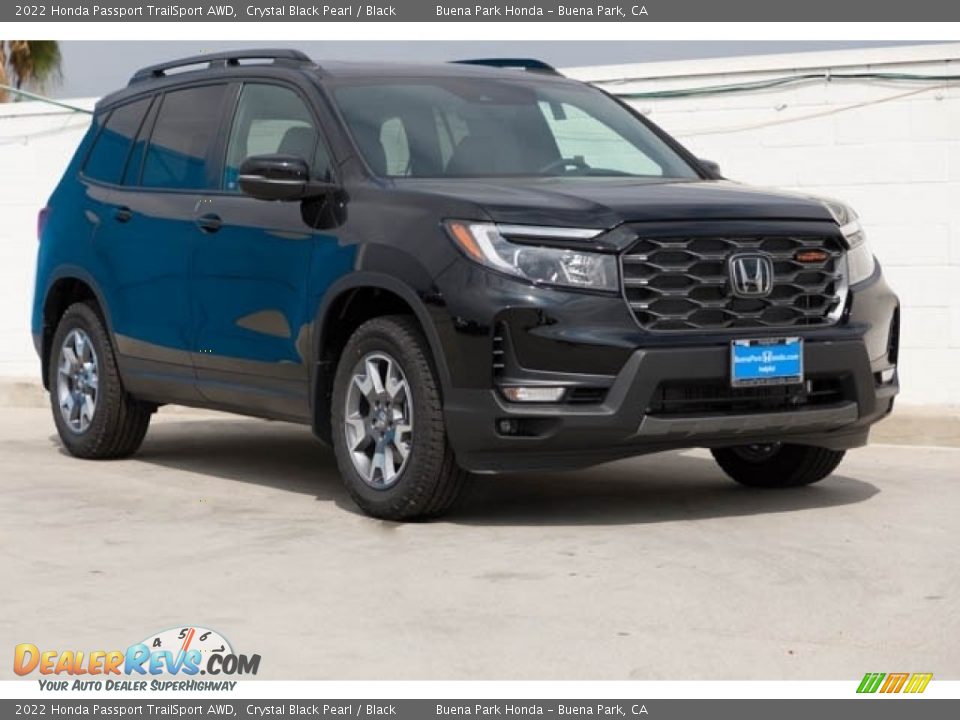 Front 3/4 View of 2022 Honda Passport TrailSport AWD Photo #1