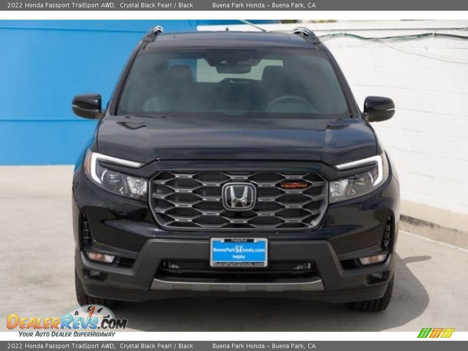 2022 Honda Passport TrailSport AWD Crystal Black Pearl / Black Photo #3