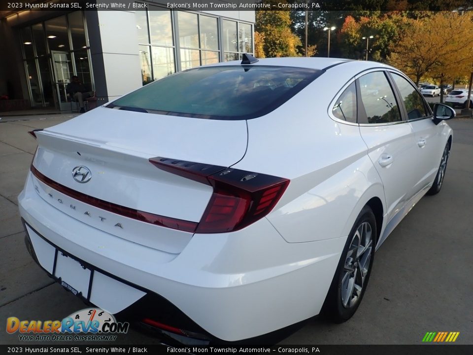 2023 Hyundai Sonata SEL Serenity White / Black Photo #2