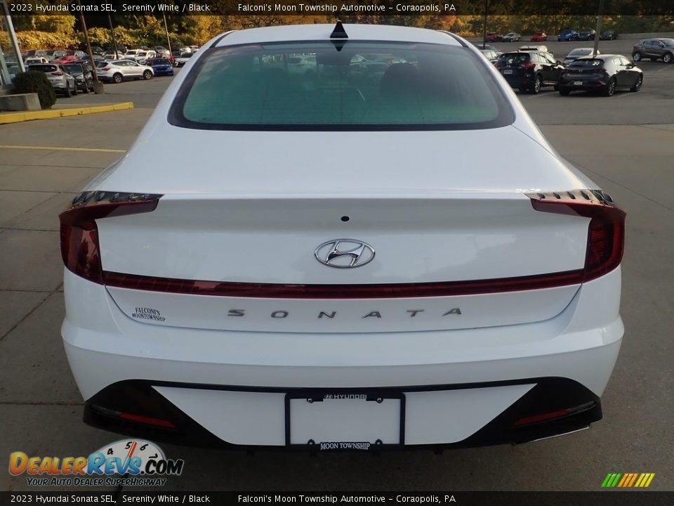 2023 Hyundai Sonata SEL Serenity White / Black Photo #3