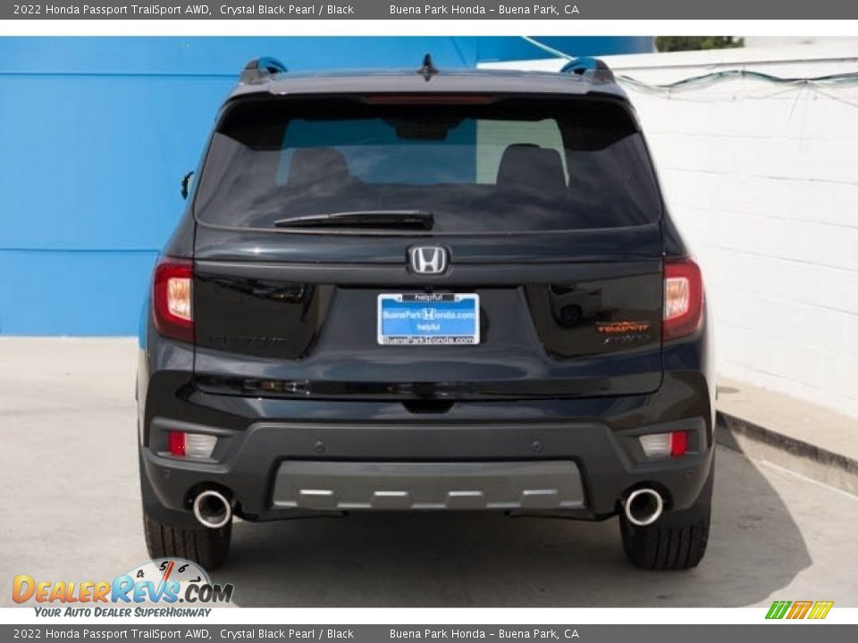 2022 Honda Passport TrailSport AWD Crystal Black Pearl / Black Photo #5