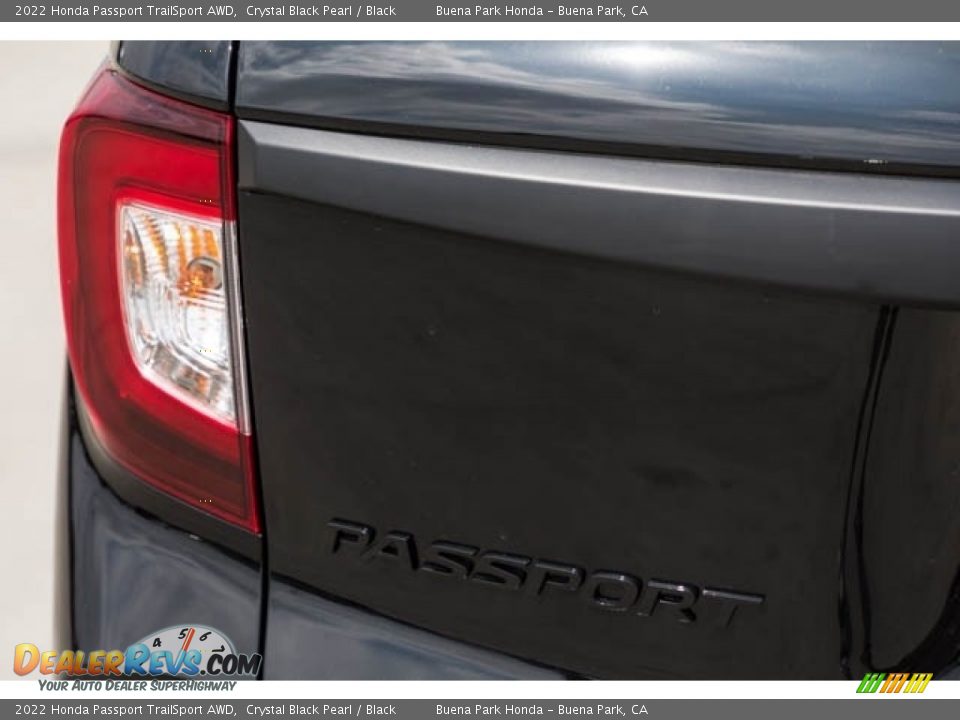 2022 Honda Passport TrailSport AWD Crystal Black Pearl / Black Photo #6