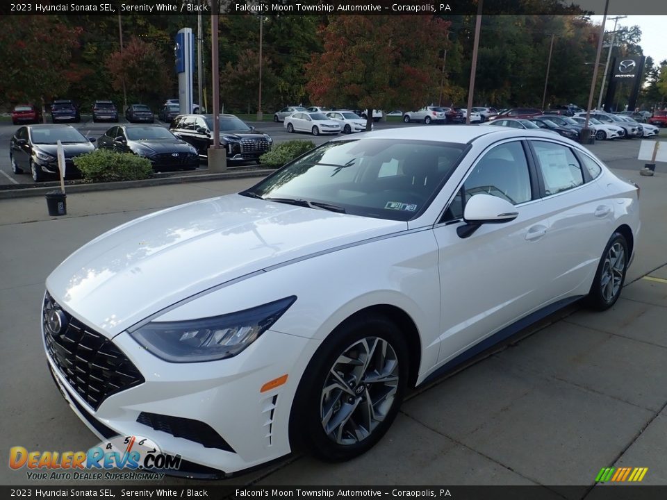 2023 Hyundai Sonata SEL Serenity White / Black Photo #6