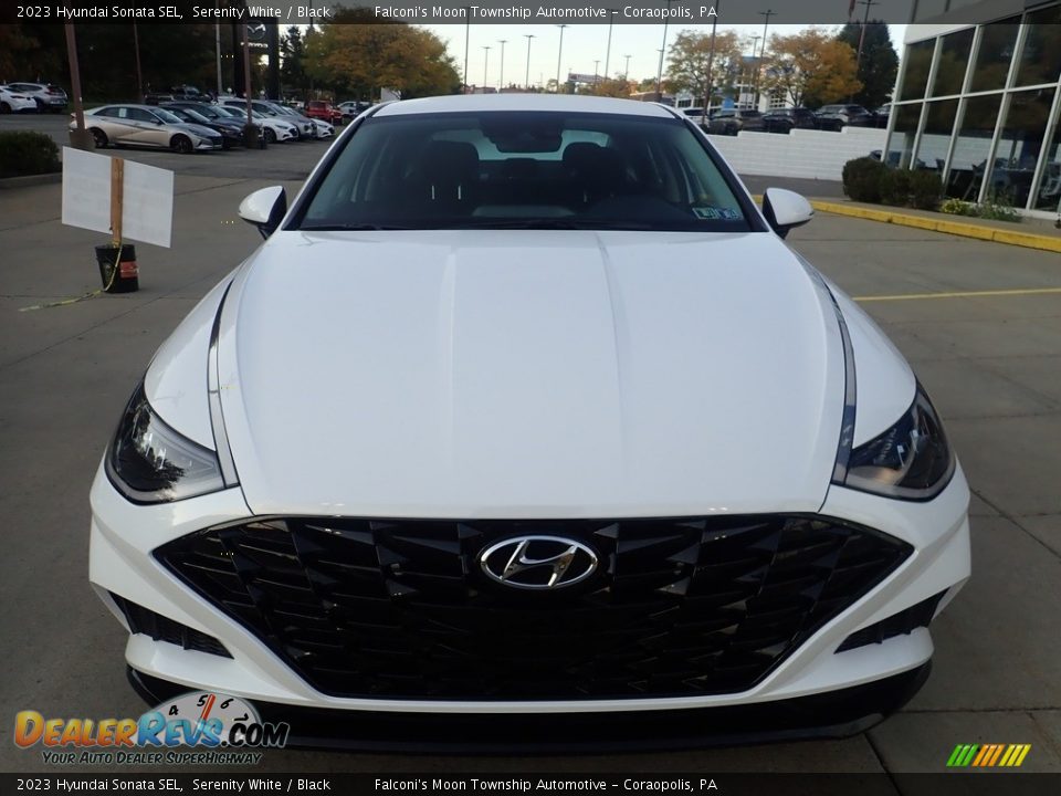 2023 Hyundai Sonata SEL Serenity White / Black Photo #7