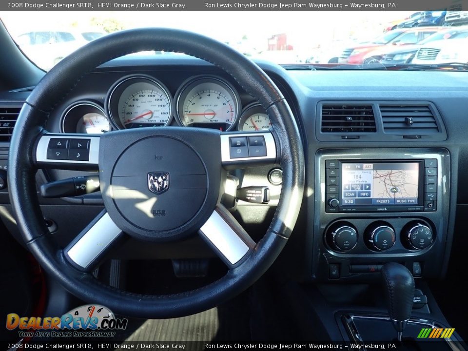 2008 Dodge Challenger SRT8 HEMI Orange / Dark Slate Gray Photo #12