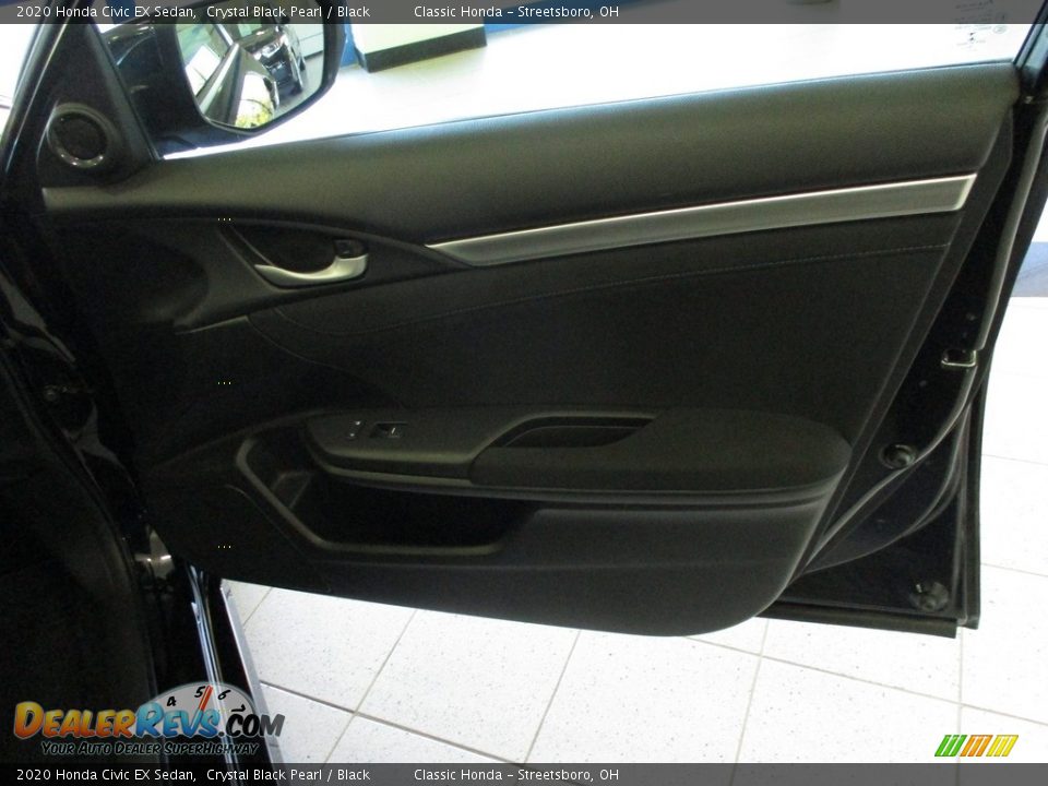 2020 Honda Civic EX Sedan Crystal Black Pearl / Black Photo #14