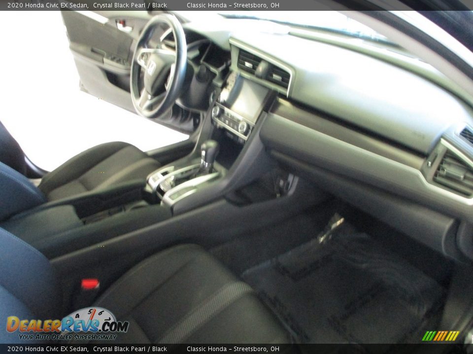 2020 Honda Civic EX Sedan Crystal Black Pearl / Black Photo #15