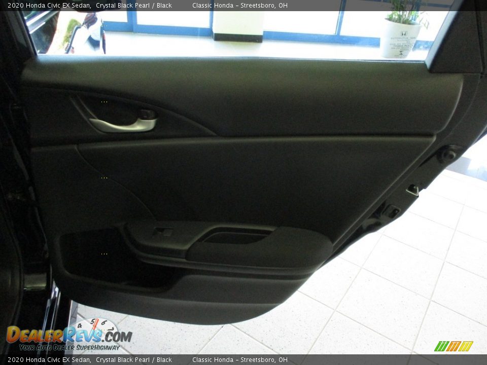 2020 Honda Civic EX Sedan Crystal Black Pearl / Black Photo #18