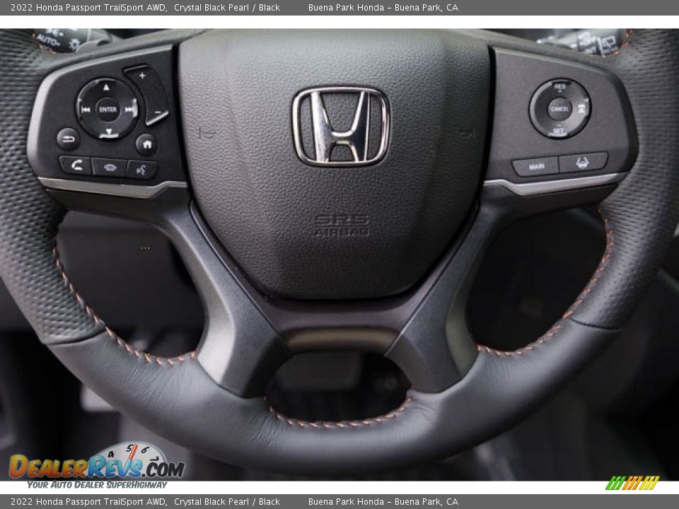 2022 Honda Passport TrailSport AWD Steering Wheel Photo #19