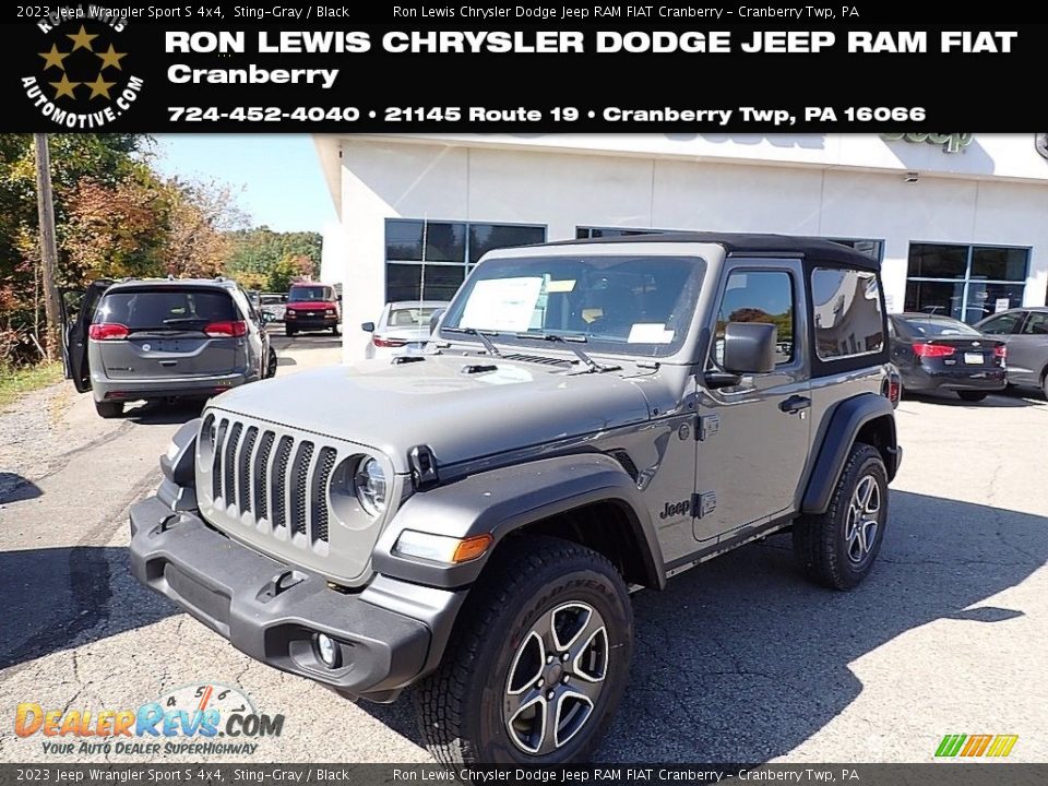 2023 Jeep Wrangler Sport S 4x4 Sting-Gray / Black Photo #1