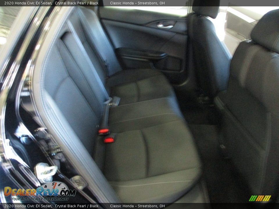 2020 Honda Civic EX Sedan Crystal Black Pearl / Black Photo #20