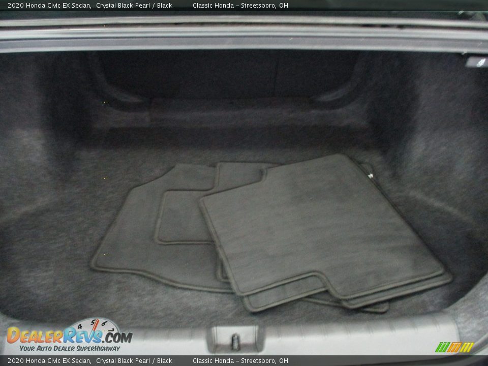 2020 Honda Civic EX Sedan Crystal Black Pearl / Black Photo #21