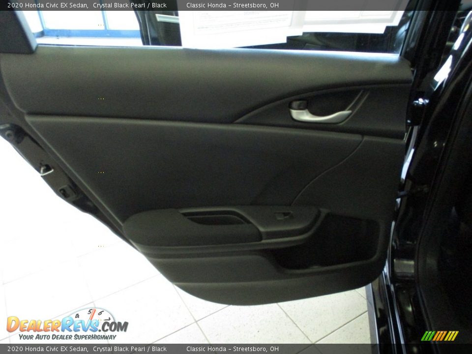 2020 Honda Civic EX Sedan Crystal Black Pearl / Black Photo #23