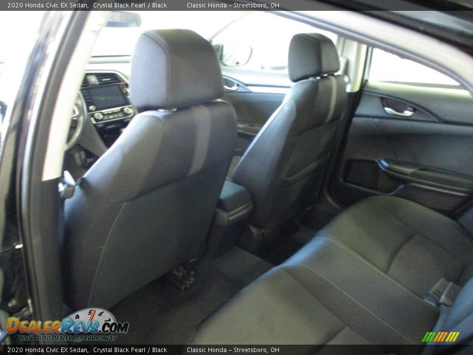 2020 Honda Civic EX Sedan Crystal Black Pearl / Black Photo #24