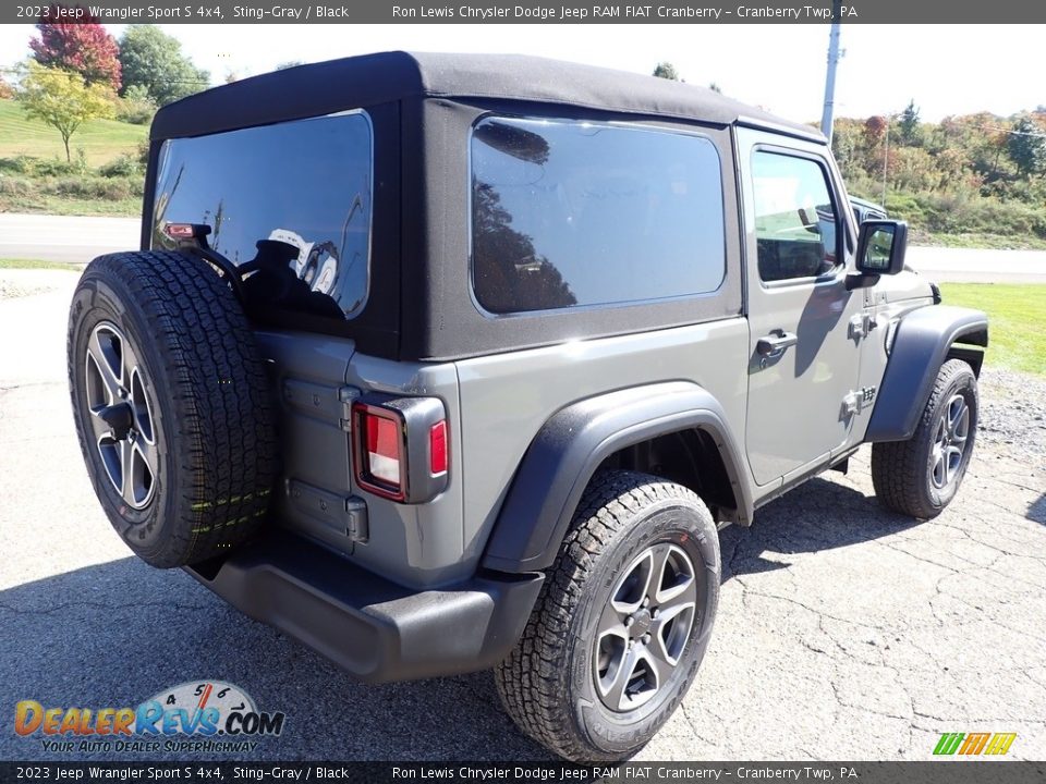 2023 Jeep Wrangler Sport S 4x4 Sting-Gray / Black Photo #5