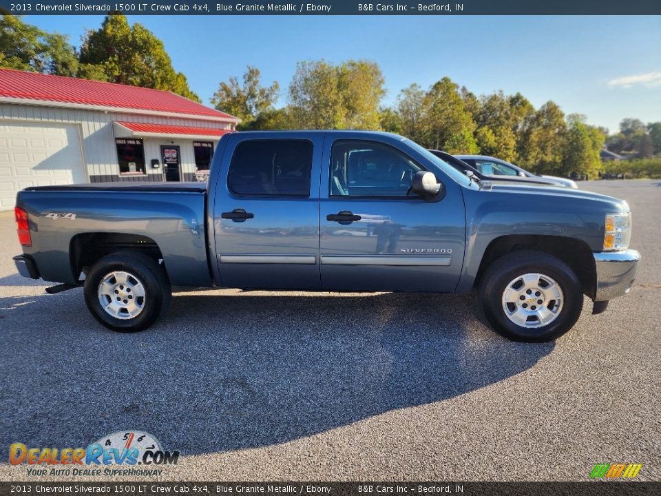 2013 Chevrolet Silverado 1500 LT Crew Cab 4x4 Blue Granite Metallic / Ebony Photo #1