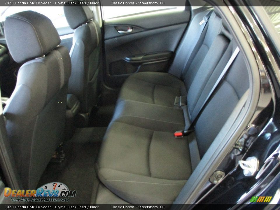 2020 Honda Civic EX Sedan Crystal Black Pearl / Black Photo #25