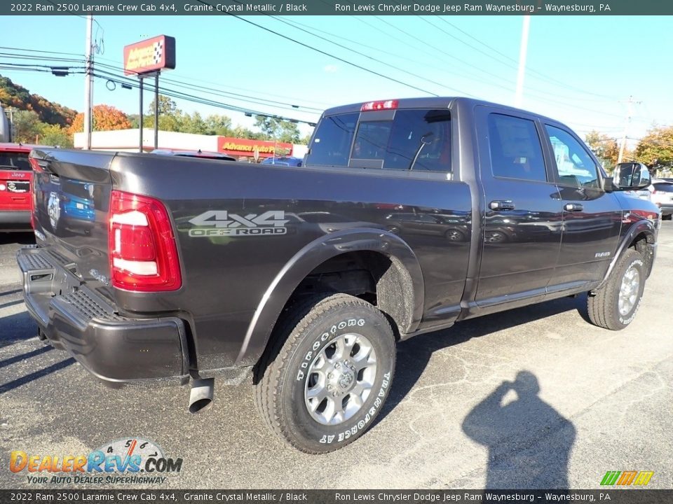 2022 Ram 2500 Laramie Crew Cab 4x4 Granite Crystal Metallic / Black Photo #5