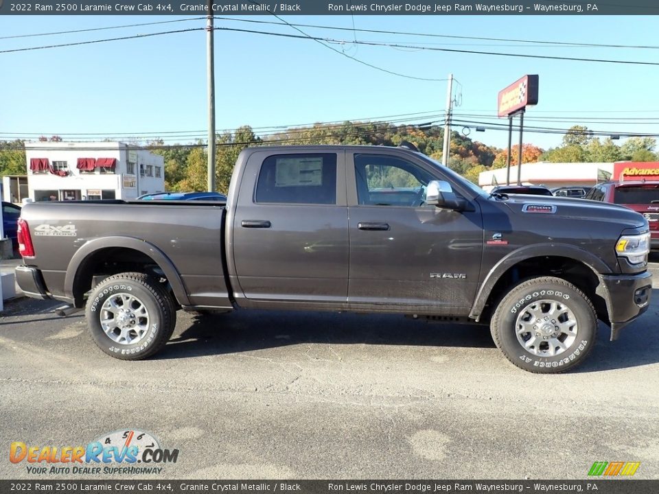 2022 Ram 2500 Laramie Crew Cab 4x4 Granite Crystal Metallic / Black Photo #6