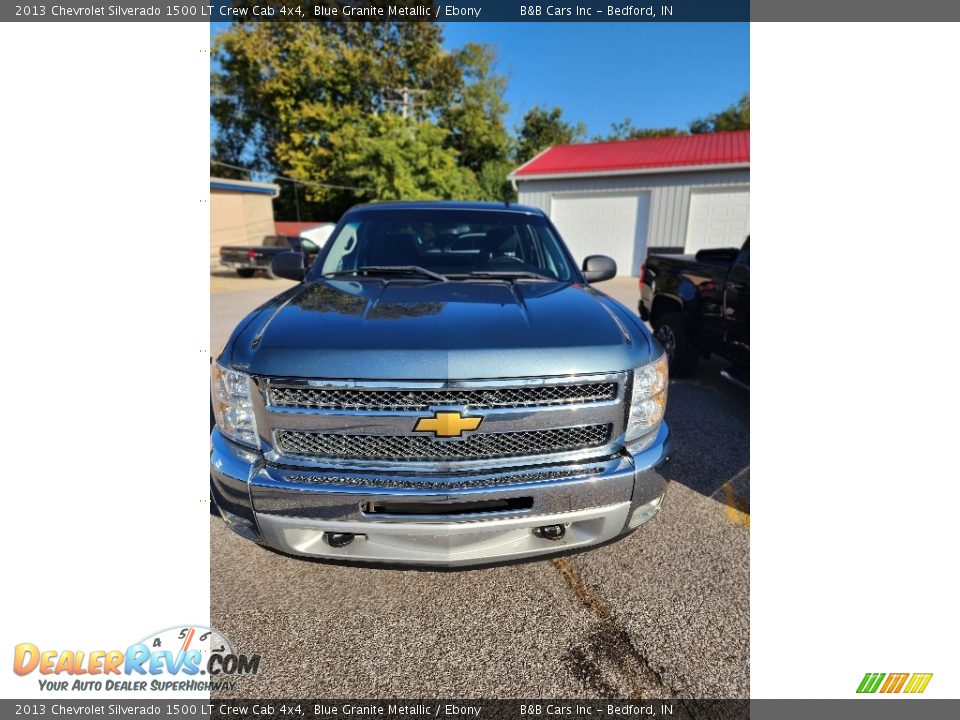 2013 Chevrolet Silverado 1500 LT Crew Cab 4x4 Blue Granite Metallic / Ebony Photo #3