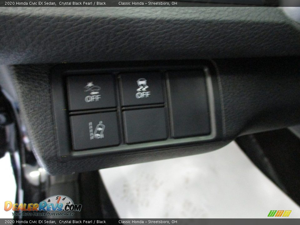 2020 Honda Civic EX Sedan Crystal Black Pearl / Black Photo #29