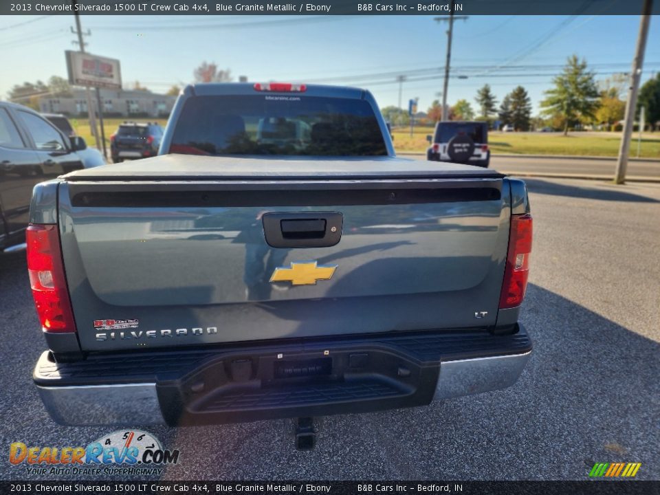 2013 Chevrolet Silverado 1500 LT Crew Cab 4x4 Blue Granite Metallic / Ebony Photo #6