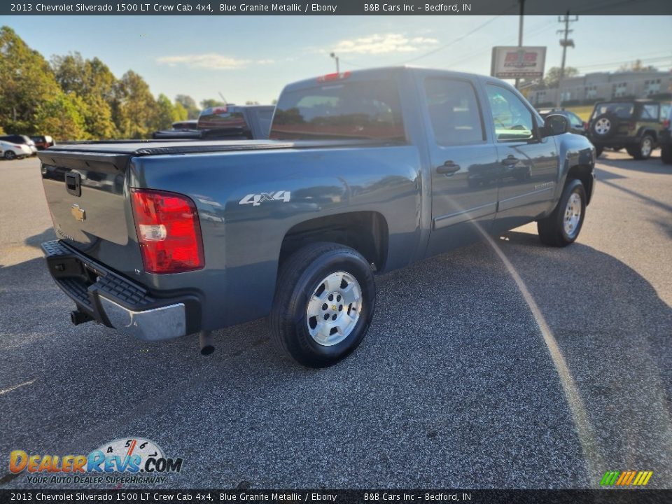 2013 Chevrolet Silverado 1500 LT Crew Cab 4x4 Blue Granite Metallic / Ebony Photo #7