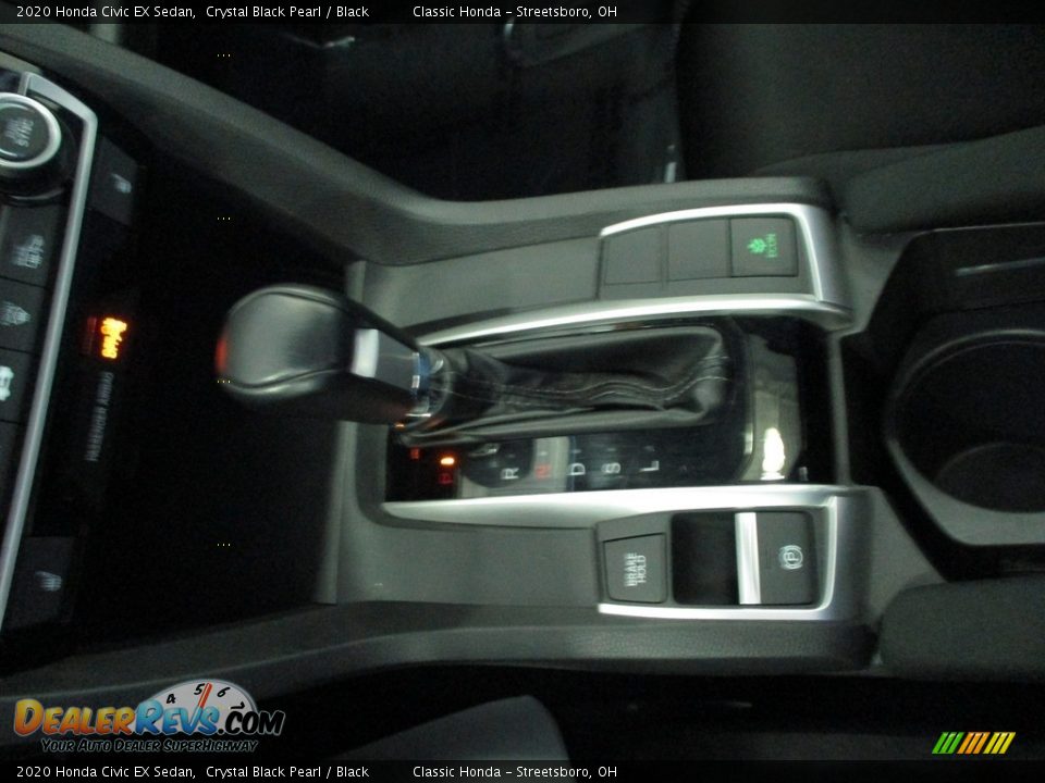 2020 Honda Civic EX Sedan Crystal Black Pearl / Black Photo #34