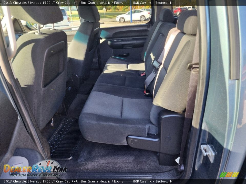 2013 Chevrolet Silverado 1500 LT Crew Cab 4x4 Blue Granite Metallic / Ebony Photo #15