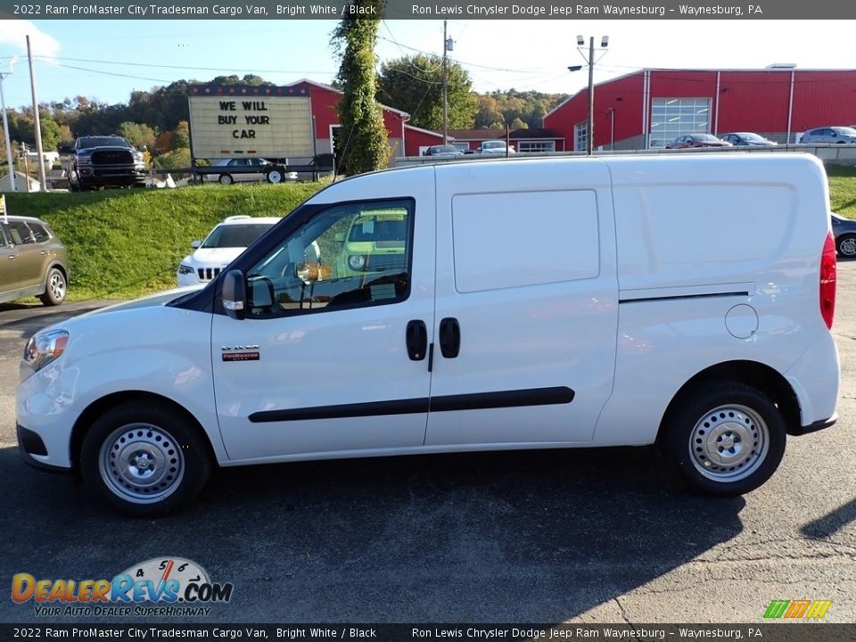 Bright White 2022 Ram ProMaster City Tradesman Cargo Van Photo #2