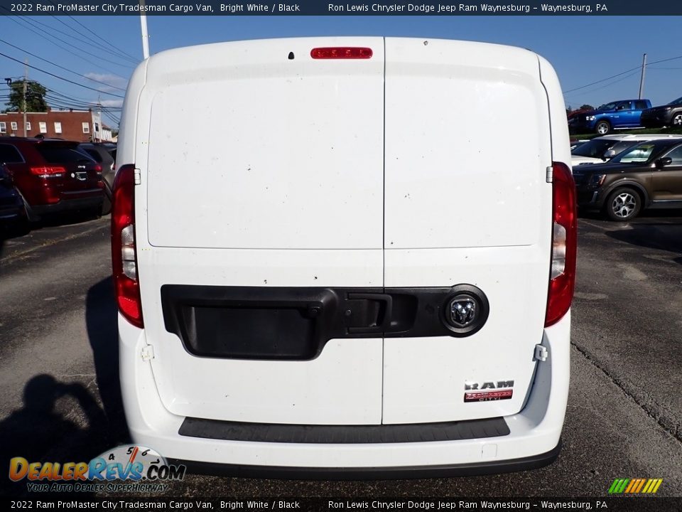 2022 Ram ProMaster City Tradesman Cargo Van Bright White / Black Photo #4