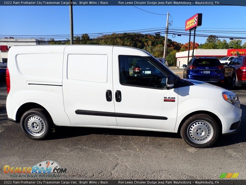 2022 Ram ProMaster City Tradesman Cargo Van Bright White / Black Photo #7