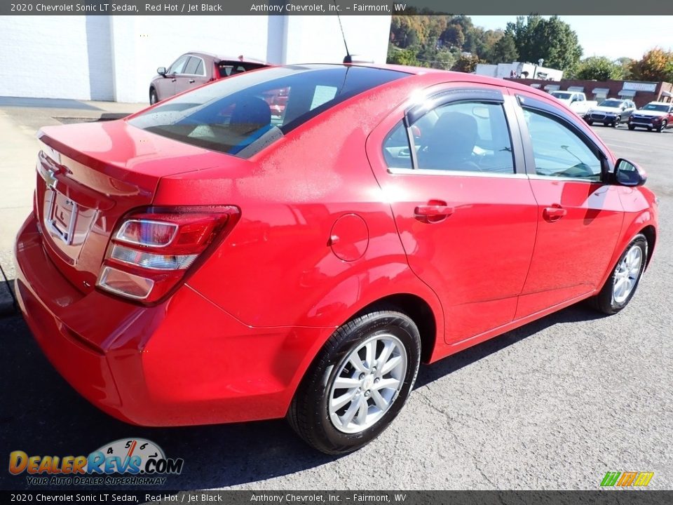 2020 Chevrolet Sonic LT Sedan Red Hot / Jet Black Photo #3