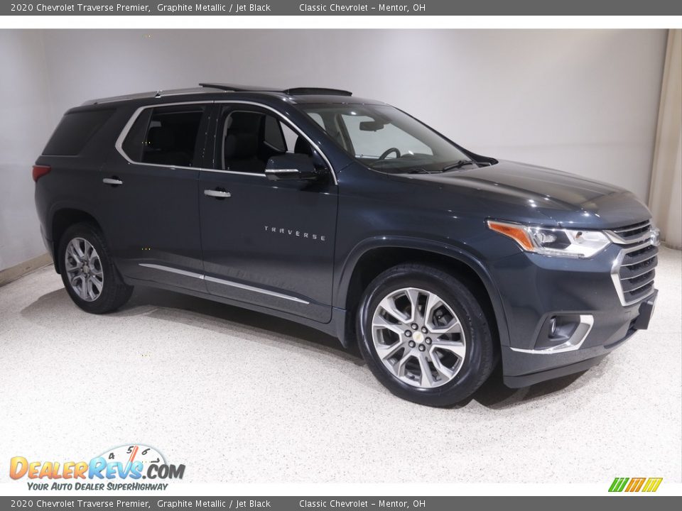 2020 Chevrolet Traverse Premier Graphite Metallic / Jet Black Photo #1