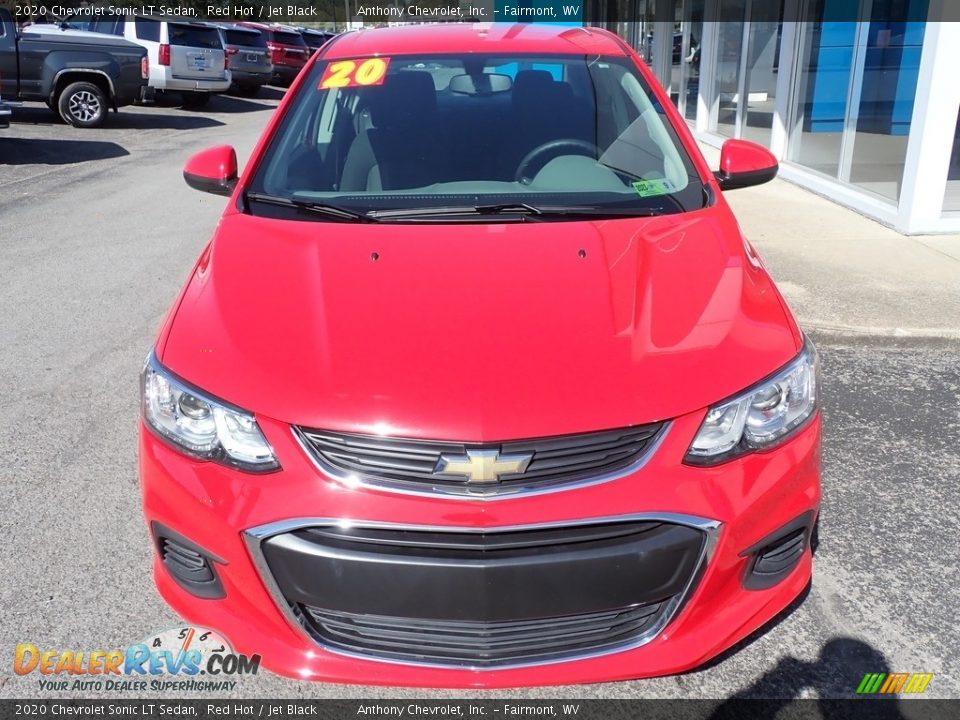 2020 Chevrolet Sonic LT Sedan Red Hot / Jet Black Photo #9