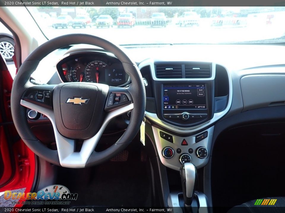 2020 Chevrolet Sonic LT Sedan Red Hot / Jet Black Photo #13