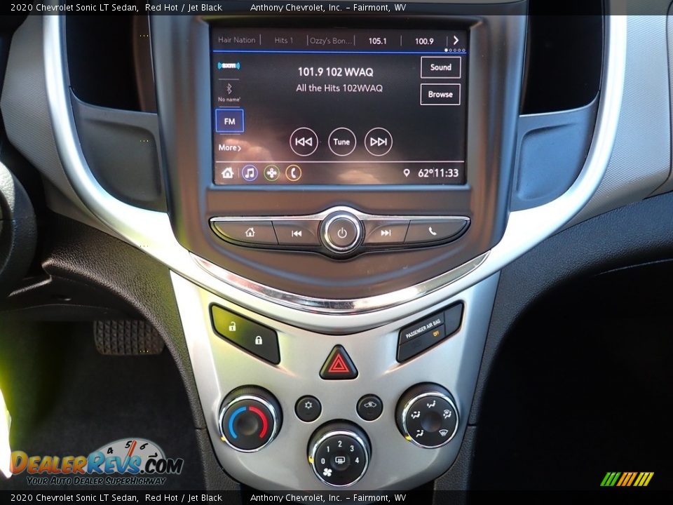 2020 Chevrolet Sonic LT Sedan Red Hot / Jet Black Photo #19