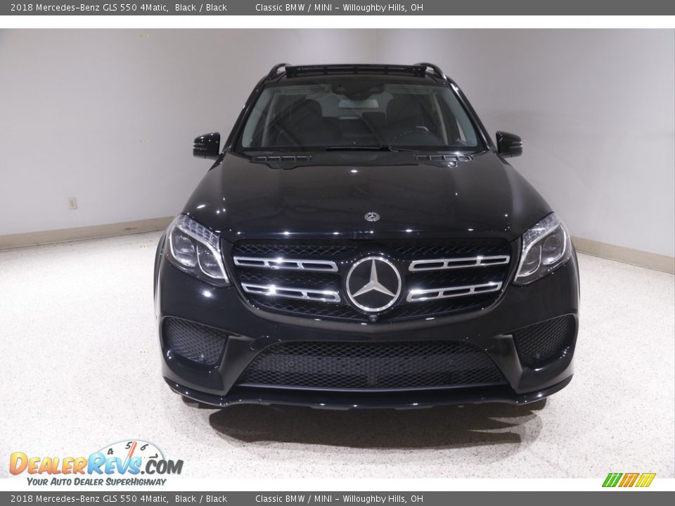 2018 Mercedes-Benz GLS 550 4Matic Black / Black Photo #2