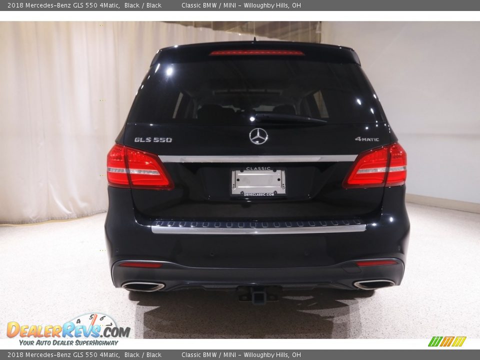 2018 Mercedes-Benz GLS 550 4Matic Black / Black Photo #21