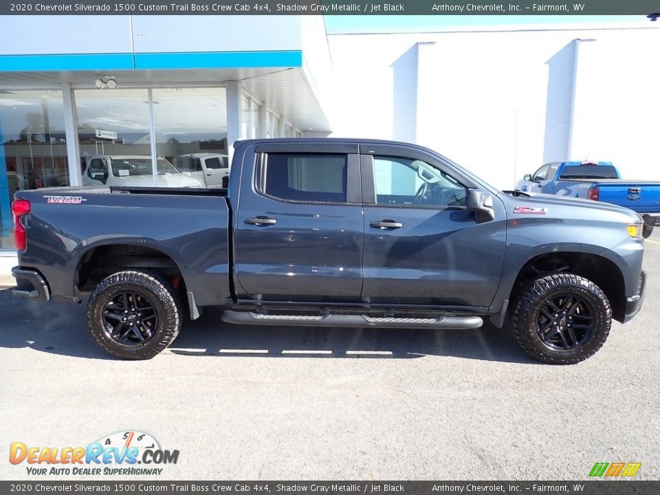 2020 Chevrolet Silverado 1500 Custom Trail Boss Crew Cab 4x4 Shadow Gray Metallic / Jet Black Photo #2