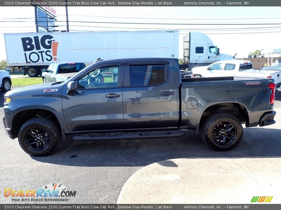 2020 Chevrolet Silverado 1500 Custom Trail Boss Crew Cab 4x4 Shadow Gray Metallic / Jet Black Photo #6