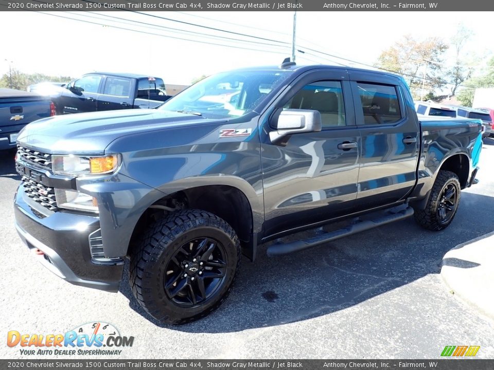 2020 Chevrolet Silverado 1500 Custom Trail Boss Crew Cab 4x4 Shadow Gray Metallic / Jet Black Photo #7