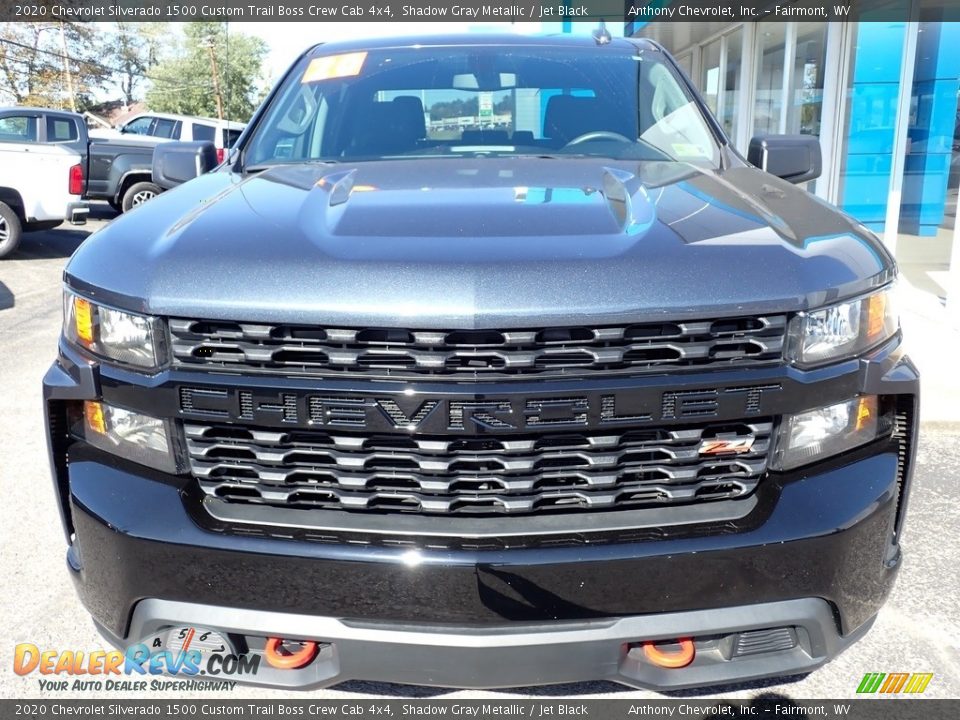 2020 Chevrolet Silverado 1500 Custom Trail Boss Crew Cab 4x4 Shadow Gray Metallic / Jet Black Photo #8