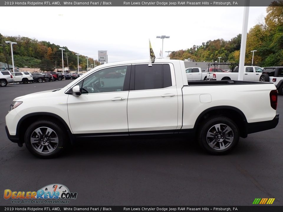 2019 Honda Ridgeline RTL AWD White Diamond Pearl / Black Photo #2