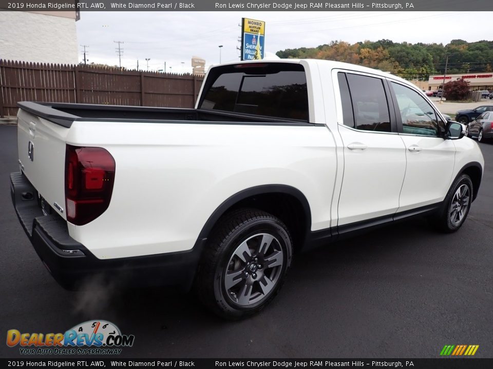 2019 Honda Ridgeline RTL AWD White Diamond Pearl / Black Photo #5